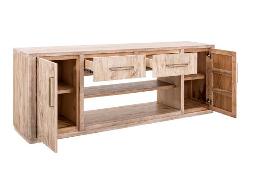 White Balam, 80" TV Stand w/El - view 5