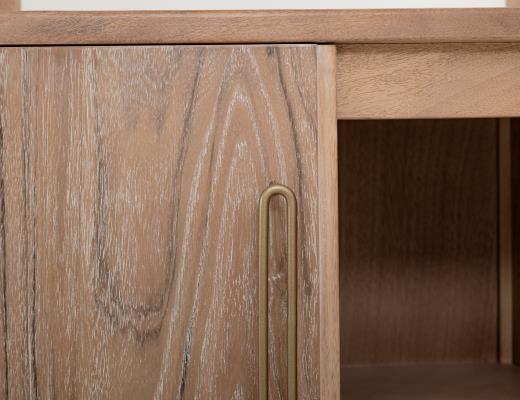 White Balam Wall Unit, TV Stan - view 11