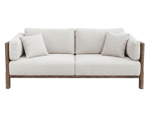 Wooden Frame, Upholstered Sofa - view 2