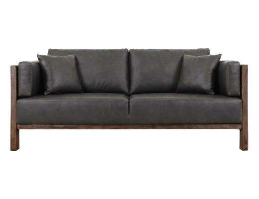 Wooden Frame, Upholstered Sofa - view 2