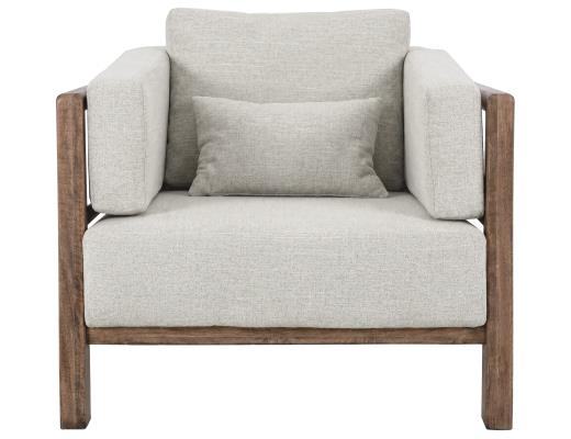 Wooden Frame & Base, Armchair - view 2