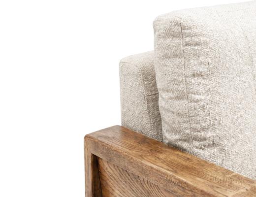 Wooden Frame, Upholstered Sofa - view 4
