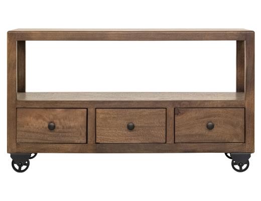 3 Drawer , Sofa Table , 1 Shel - view 2
