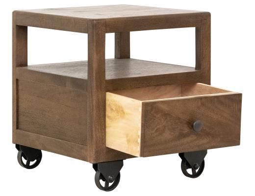 1 Drawer , End Table , 1 Shelf - view 3
