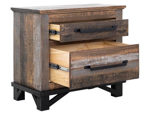 2 Drawer Nightstand - view 3