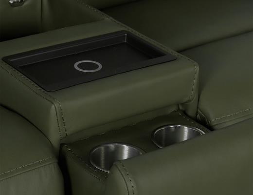 Dual Power Recliner Loveseat w - view 4