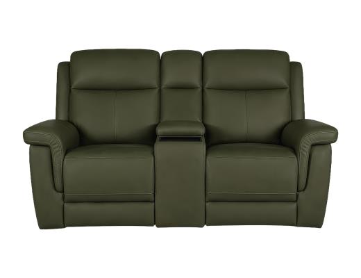 Dual Power Recliner Loveseat w - view 2