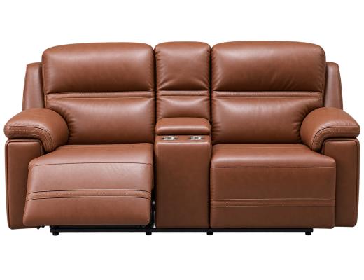 Dual Power Recliner Loveseat w - view 2