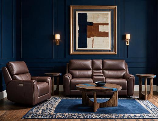 Dual Power Recliner Loveseat w - view 3