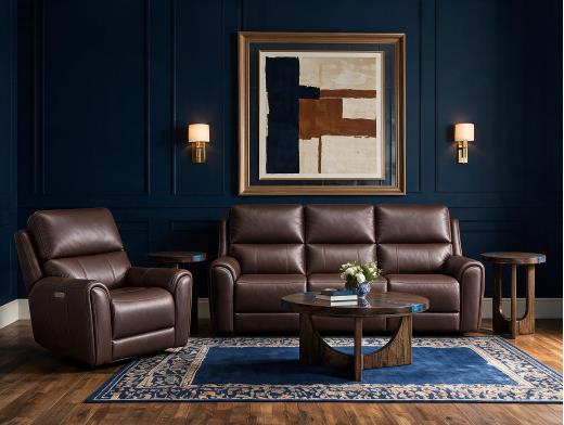 Dual Power Recliner Sofa with - view 3