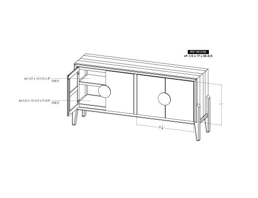 4 Door Console - view 10