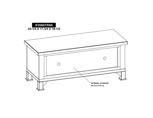 Bedroom Storage Trunk - view 4