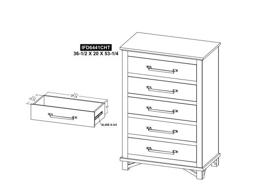 5 Drawer Chest - view 7