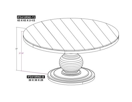 Turned Wooden Base - view 9