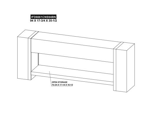 Solid Wood Console - view 7