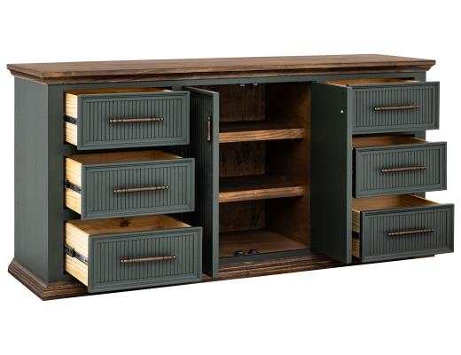 6 Drawer & 2 Door , Buffet - view 4