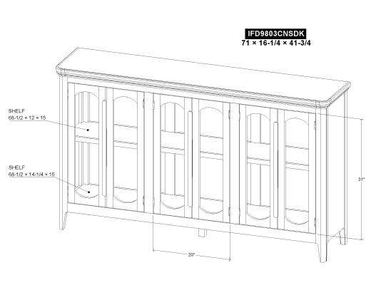 6 Door , Console - view 10