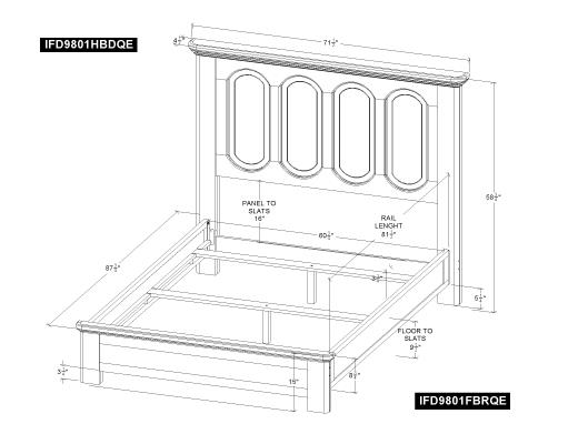 5/0 Queen Headboard - view 8