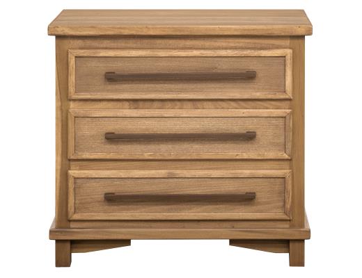 3 Drawer , Nightstand - view 2