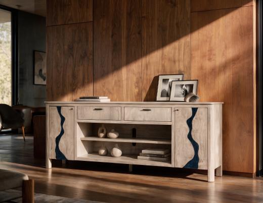 2 Drawer & 2 Door , TV Stand f - view 7