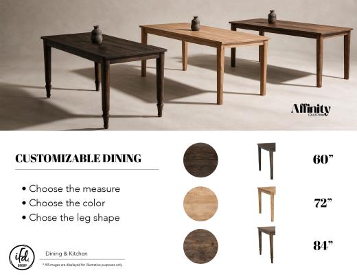 Affinity, Rectangular Dining T - view 4