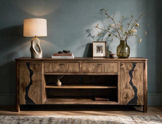 2 Drawer & 2 Door , TV Stand f - view 6