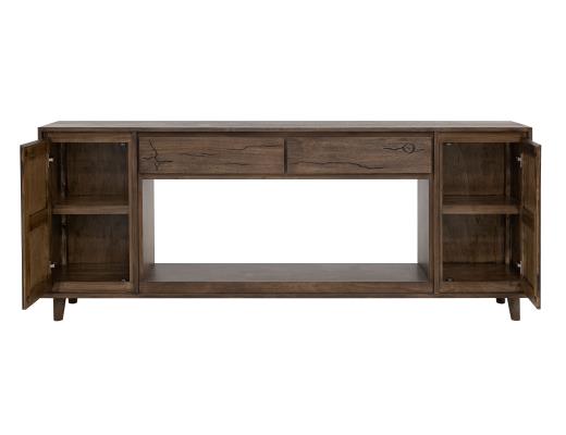 Savia, 85" TV Stand with Firep - view 4