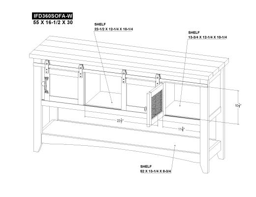 2 Sliding Doors 2 Metal Mesh D - view 8