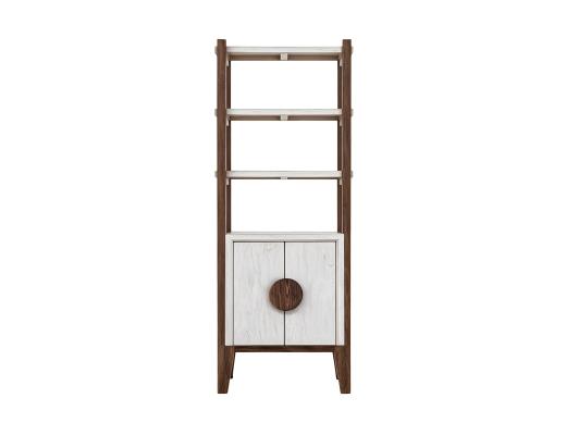 2 Door, 3 Shelves, Bookcase - view 2
