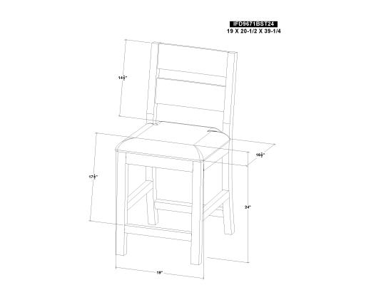 Barstool 24" - view 4