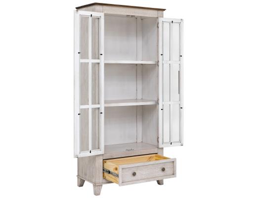 1 Drawer 2 Glass Doors Cabinet - view 3