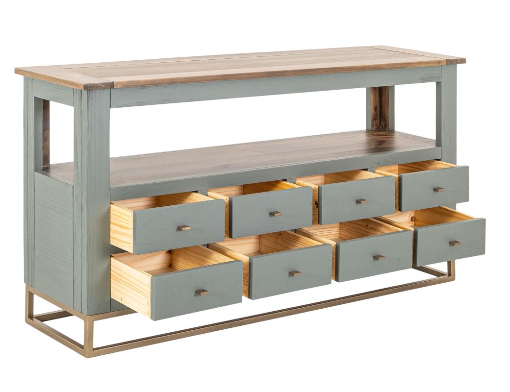8 Drawer, 1 Shelf, Sofa Table - IFD7751SFTGN