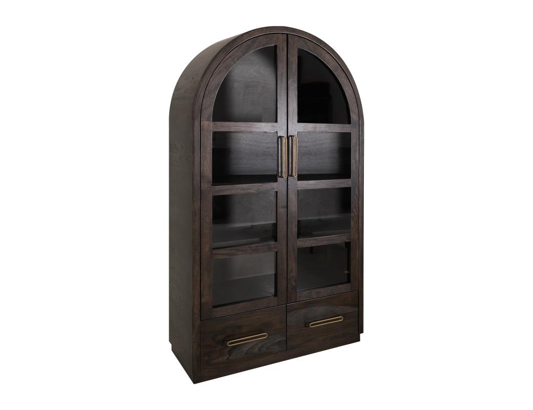 International Furniture Balam 2 Drawer & 2 Glass Doors, Cabinet