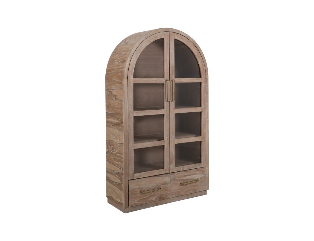 International Furniture Balam 2 Drawer & 2 Glass Doors, Cabinet