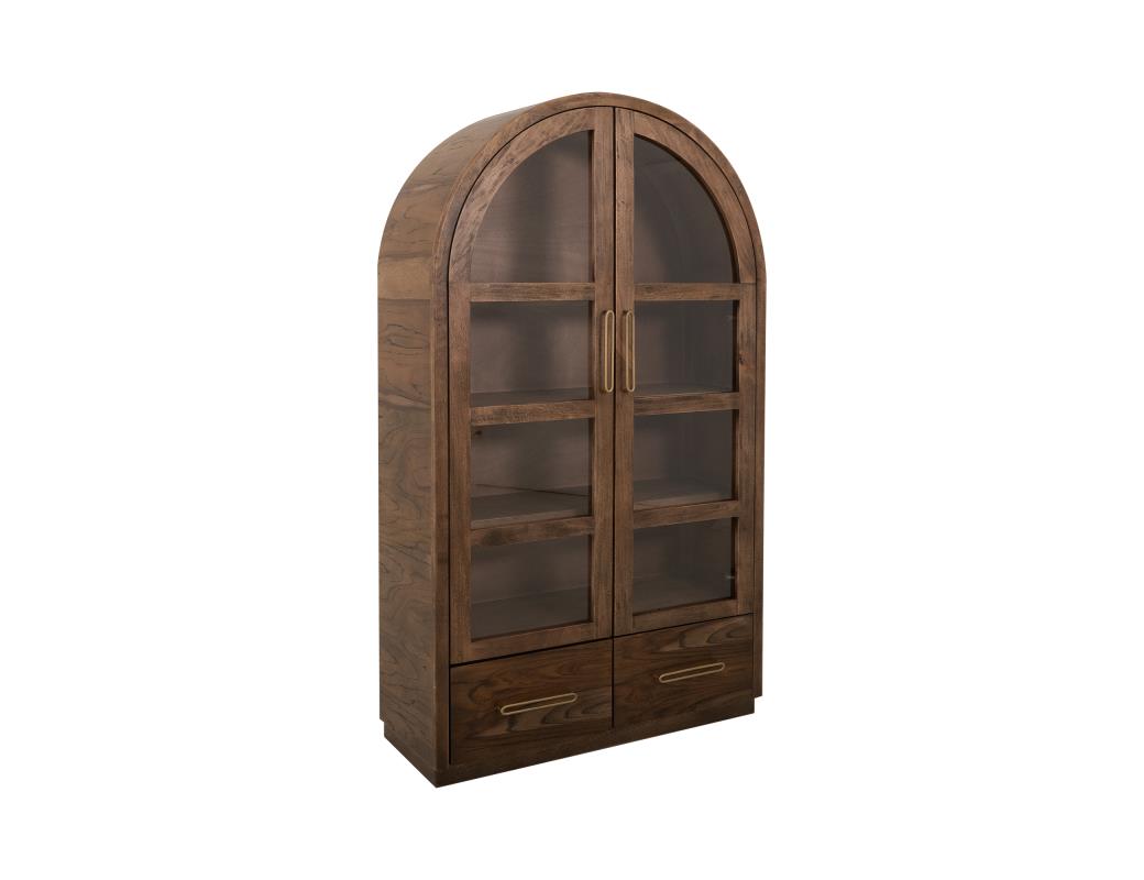 International Furniture Balam 2 Drawer & 2 Glass Doors, Cabinet