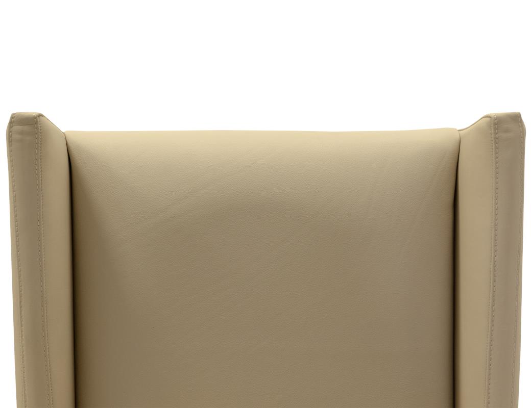Upholstered Chair (100% Leathe - IFD6473CHU
