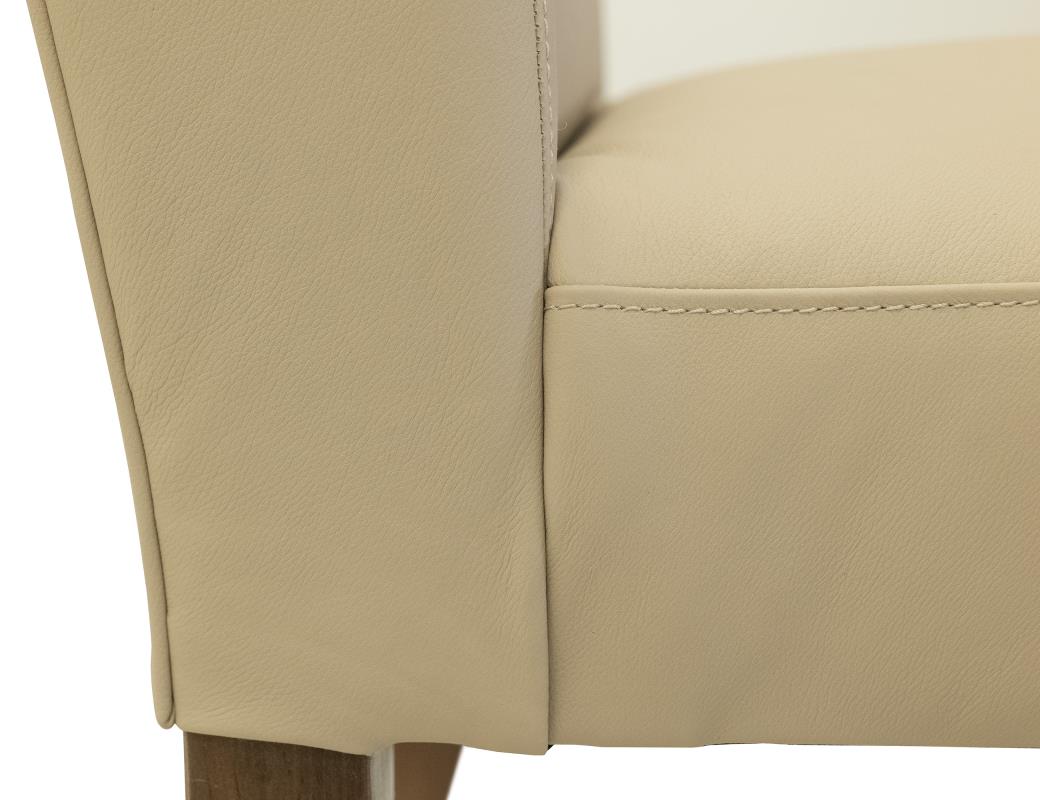 Upholstered Chair (100% Leathe - IFD6473CHU