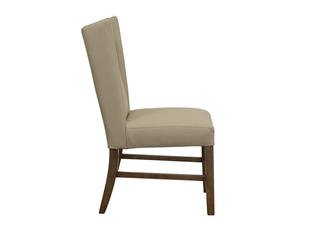 Upholstered Chair (100% Leathe - IFD6473CHU