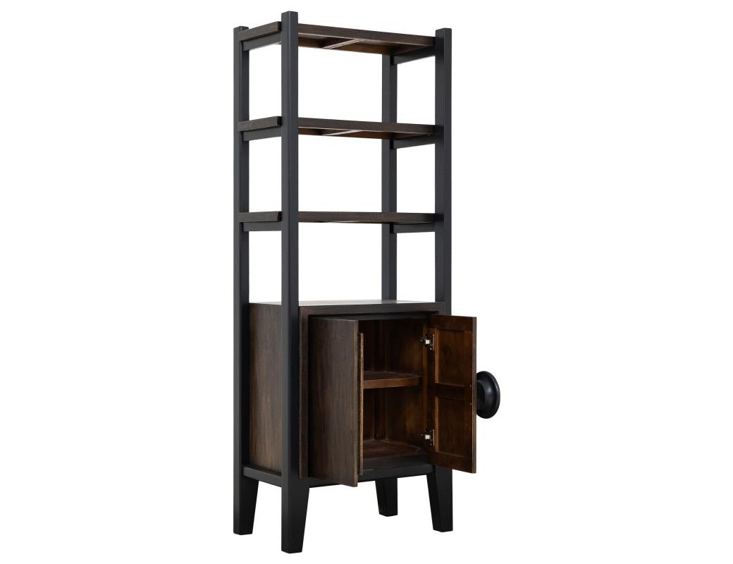 2 Door, 3 Shelves, Bookcase - IFD1183BKS