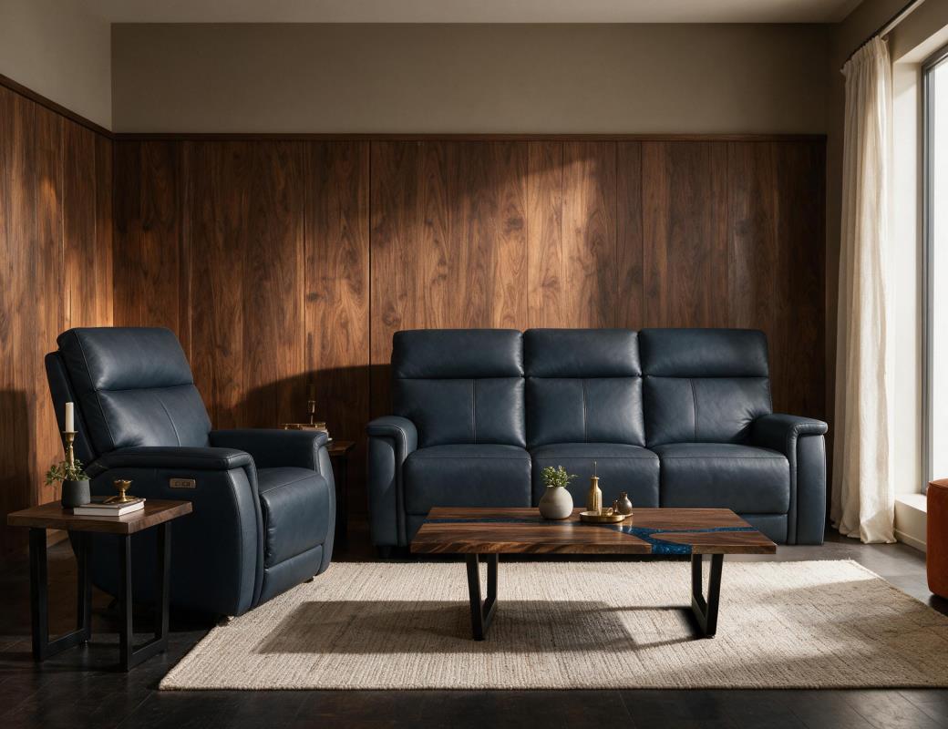 Dual Power Recliner Sofa with - IUM2018-RSF-L25