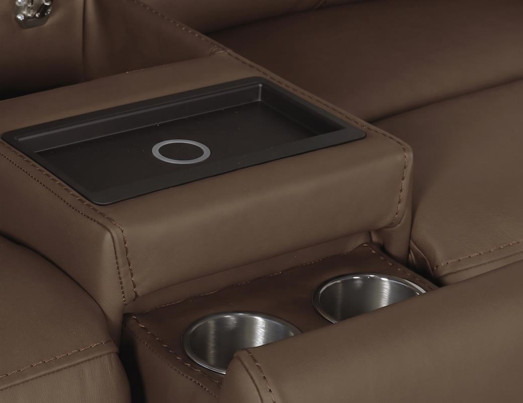 Dual Power Recliner Loveseat w - IUM6102-CLS-L26