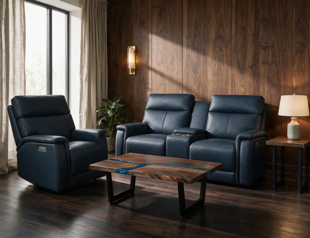 Dual Power Recliner Loveseat w - IUM2018-CLS-L25