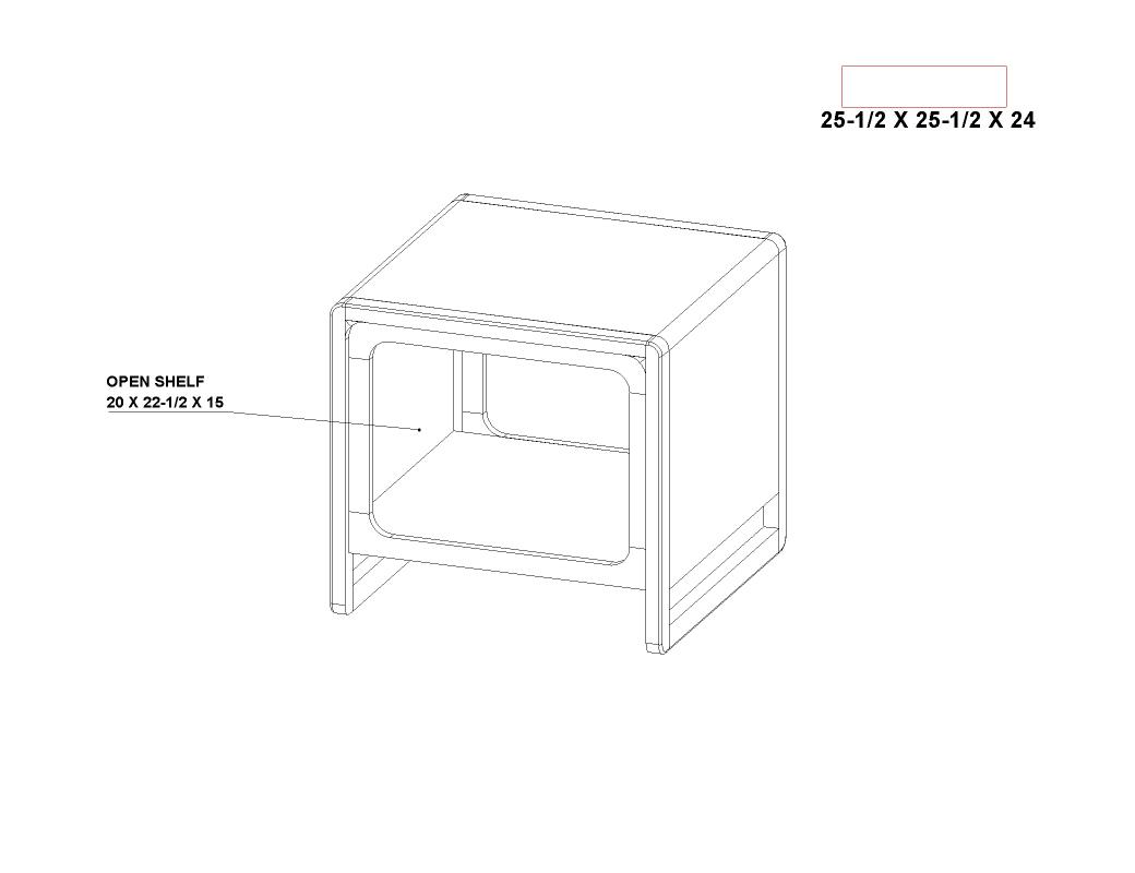 End Table - IFD1501END