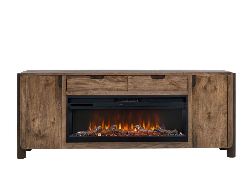 Brown Westmont, 91" TV Stand w - IFD4781STNFP91BN