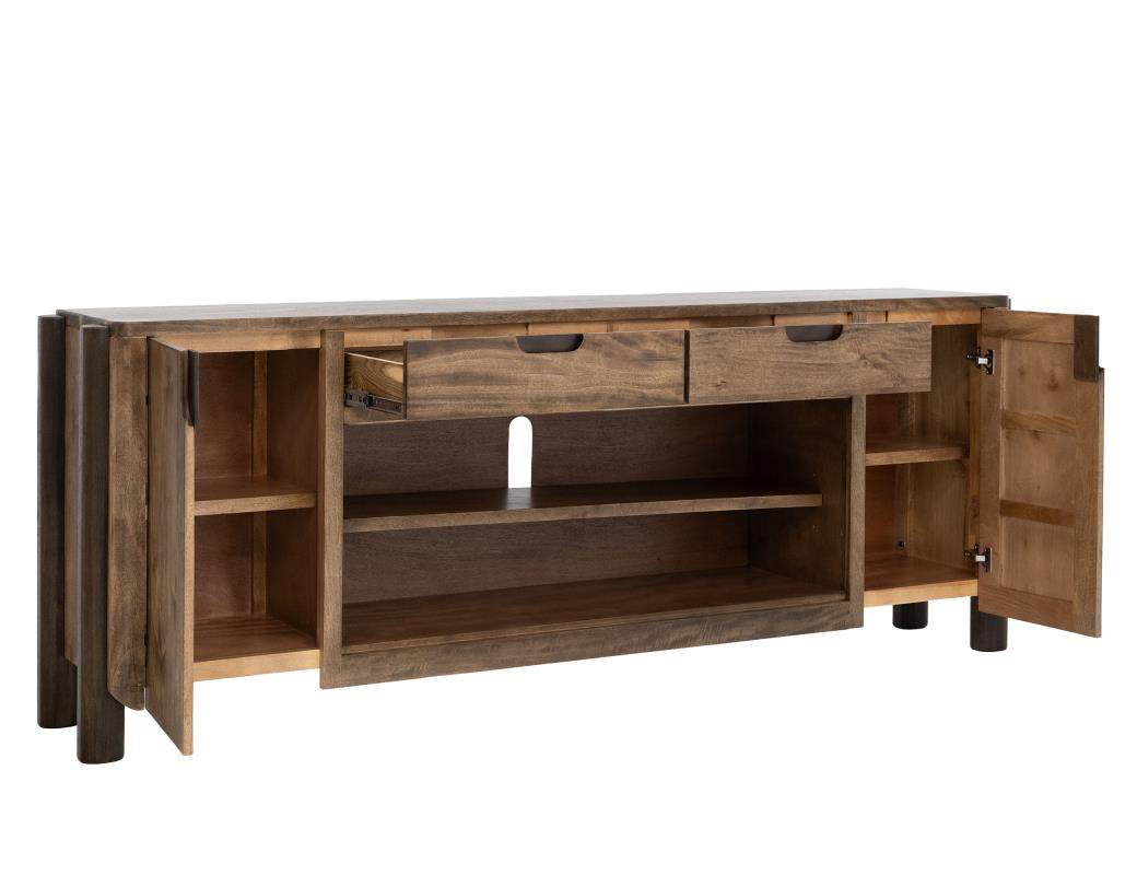 Brown Westmont, 91" TV Stand w - IFD4781STNFP91BN