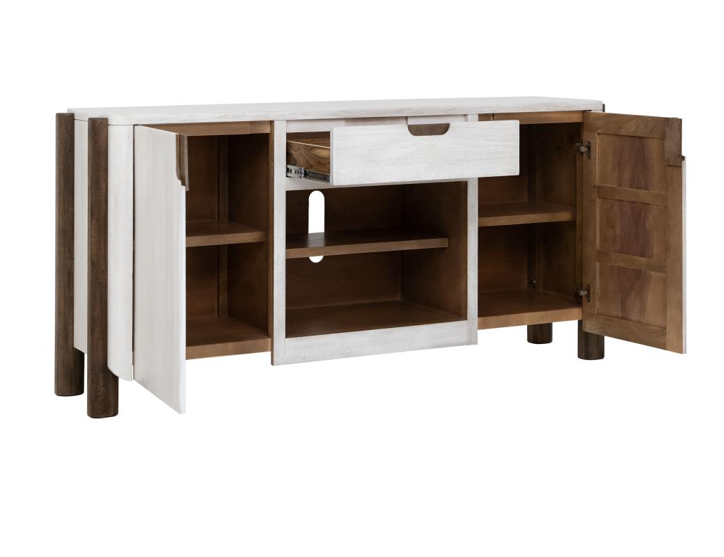 Westmont, 73" TV Stand with El - IFD4781STNFP73WT