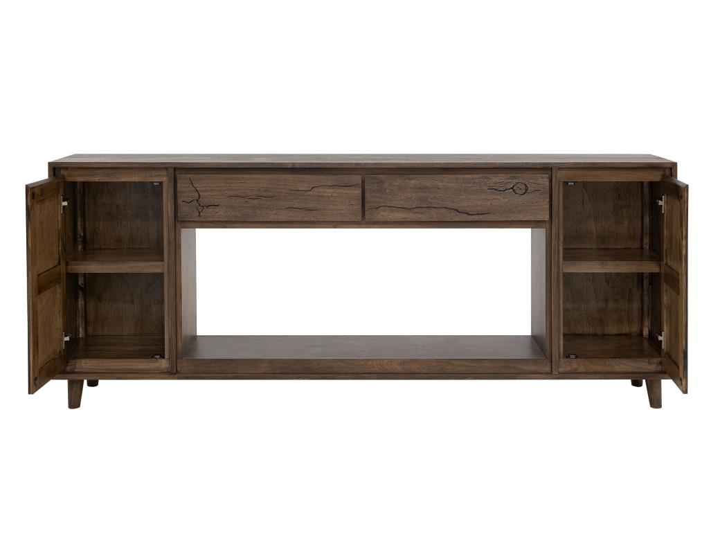 Savia, 85" TV Stand with Firep - IFD7101STNFP85