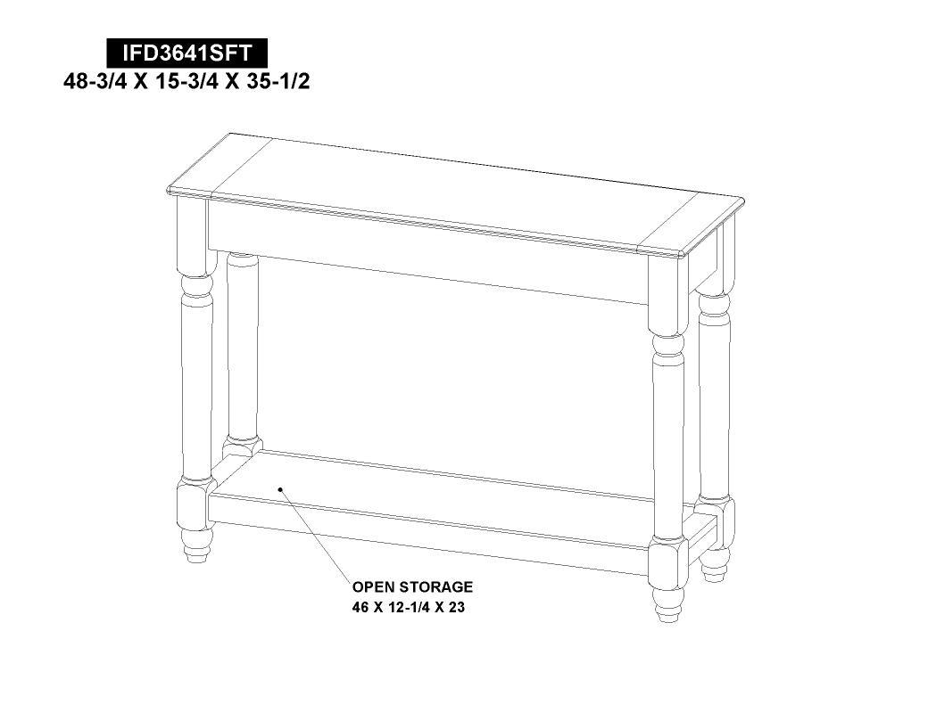 Sofa Table - IFD3641SFT