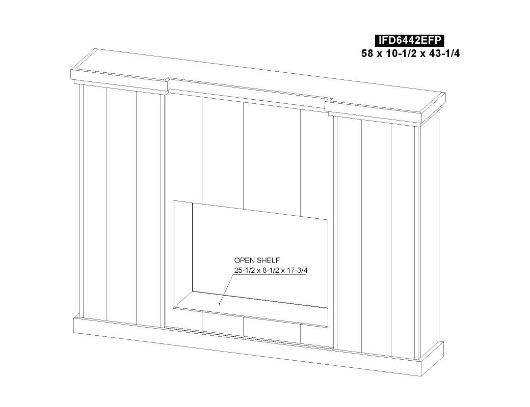 Fireplace Console - IFD6442EFP