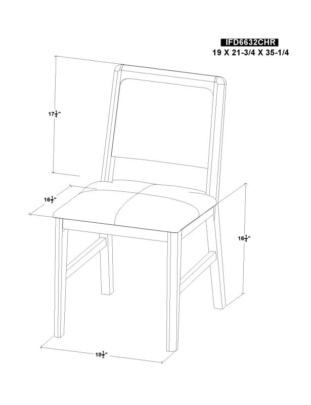 Wooden Chair - IFD6632CHR